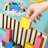 Wooden Blocks Puzzle Montessori Toys for 3 4 5 6 7 8 9 10 Year Old Kids Gift