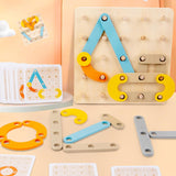 Wooden Shape Sorting Puzzle Kids Puzzle for Early Learning Girls Kids 4-6