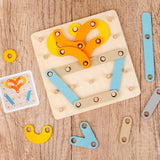 Wooden Shape Sorting Puzzle Kids Puzzle for Early Learning Girls Kids 4-6