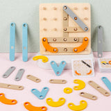 Wooden Shape Sorting Puzzle Kids Puzzle for Early Learning Girls Kids 4-6