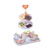 Kitchen Pretend Play Toy Wooden Dessert Cake Play Set Toys for Children Kids