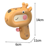 Animal Squirt Toy Durable Water Squirt for Outdoor Birthday Swimming Pool yellow giraffe