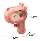 Animal Squirt Toy Durable Water Squirt for Outdoor Birthday Swimming Pool pink giraffe