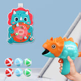 Dinosaur Sticky Ball Toy Throw Ball Board Target Toy for Boys Girls Kids Style D