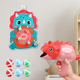 Dinosaur Sticky Ball Toy Throw Ball Board Target Toy for Boys Girls Kids Style E