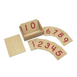 Math Number Cards Montessori for Early Education Kids Childcare Institutions