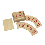 Math Number Cards Montessori for Early Education Kids Childcare Institutions