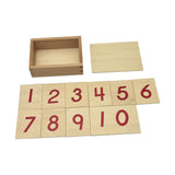 Math Number Cards Montessori for Early Education Kids Childcare Institutions