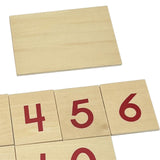 Math Number Cards Montessori for Early Education Kids Childcare Institutions