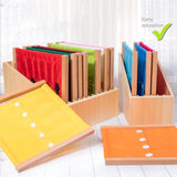 Learn to Dress Boards Storage Cabinet Wooden for Classroom Supplies Activity