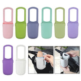 Universal Stroller Cup Holder Durable Water Bottle Holder for Cups Pushchair violet