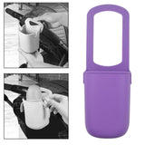 Universal Stroller Cup Holder Durable Water Bottle Holder for Cups Pushchair violet