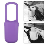 Universal Stroller Cup Holder Durable Water Bottle Holder for Cups Pushchair violet