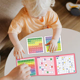 Montessori Math Toy Math Teaching Aid for 3+ Year Old Holiday Gifts Children 1 to 100 Number