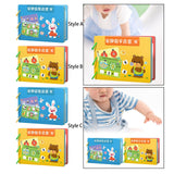 Montessori Toy Easy Use Durable Early Learning Interaction Game Sticker Book Style A