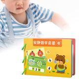 Montessori Toy Easy Use Durable Early Learning Interaction Game Sticker Book Style B