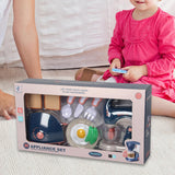 Kitchen Appliances Toys Kids Play Kitchen Accessories Set for Ages 4-8 Child Style E