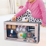 Kitchen Appliances Toys Kids Play Kitchen Accessories Set for Ages 4-8 Child Style E