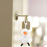 Duck Keychain Portable Cute Comfortable Backpack Doll Pendant Duck Plush Toy