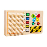 Wooden Busy Board Parent Child Play Role Game Educational Toy Montessori Toy