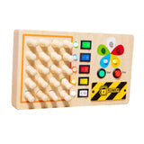 Wooden Busy Board Parent Child Play Role Game Educational Toy Montessori Toy