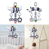 Baby Crib Mobile Black and White Mobiles Baby Crib Rattles for Ages 0+ Months Crocodile