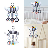 Baby Crib Mobile Black and White Mobiles Baby Crib Rattles for Ages 0+ Months Crocodile