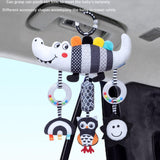 Baby Crib Mobile Black and White Mobiles Baby Crib Rattles for Ages 0+ Months Crocodile