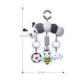 Baby Crib Mobile Black and White Mobiles Baby Crib Rattles for Ages 0+ Months Worm