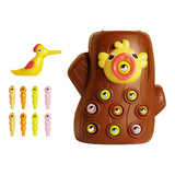 Magnetic Bird Feeding Game Bird Worm Toy for 2 Year Old Birthday Gifts M