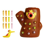 Magnetic Bird Feeding Game Bird Worm Toy for 2 Year Old Birthday Gifts L