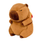 Capybara Stuffed Animal Plush Toy Decoration for Boys Girls Kids Adults with Burger Bag 23cm