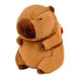 Capybara Stuffed Animal Plush Toy Decoration for Boys Girls Kids Adults with Burger Bag 23cm