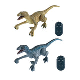 Maxbell Remote Control Dinosaur for Kids with Light RC Walking Dinosaur for Children grey