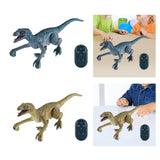 Maxbell Remote Control Dinosaur for Kids with Light RC Walking Dinosaur for Children grey