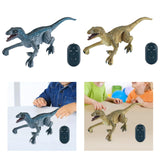 Maxbell Remote Control Dinosaur for Kids with Light RC Walking Dinosaur for Children grey