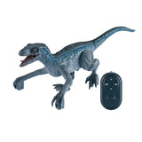 Maxbell Remote Control Dinosaur for Kids with Light RC Walking Dinosaur for Children grey