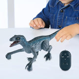 Maxbell Remote Control Dinosaur for Kids with Light RC Walking Dinosaur for Children grey