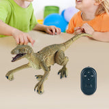 Remote Control Dinosaur for Kids with Light RC Walking Dinosaur for Children yellow