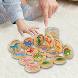 Kids Matching Puzzle Toys Hand Eye Coordination for Baby Girls and Boys Kids Dinosaur