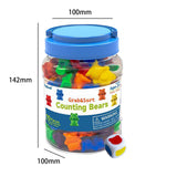 Counting Bears Montessori Patterning Grouping Counting Toys for Toddlers 90 bears