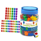 Counting Bears Montessori Patterning Grouping Counting Toys for Toddlers 90 bears