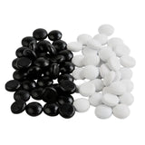 Maxbell 2x70 Pieces Go Game Stones for Strategy Board Games Weiqi Gobang Go Board Game