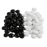 Maxbell 2x70 Pieces Go Game Stones for Strategy Board Games Weiqi Gobang Go Board Game