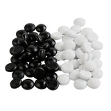Maxbell 2x70 Pieces Go Game Stones for Strategy Board Games Weiqi Gobang Go Board Game