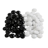 Maxbell 2x70 Pieces Go Game Stones for Strategy Board Games Weiqi Gobang Go Board Game
