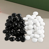 Maxbell 2x70 Pieces Go Game Stones for Strategy Board Games Weiqi Gobang Go Board Game