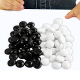 Maxbell 2x70 Pieces Go Game Stones for Strategy Board Games Weiqi Gobang Go Board Game