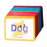 100Pcs 3D Visual Change Cognitive Card Preschool Game Educational Flashcards