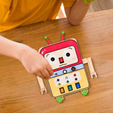 Wooden Busy Board Early Learning Educational Sensory Toy for Kids Boys Girls